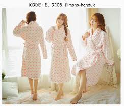 Baju handuk mandi untuk bayi dapat menjaga bayi tetap hangat sehabis mandi dan menyerap kelembapan dengan cepat. 9208 170rb Jual Kimono Handuk Bathrobe Mandi Korea Fashion Dresses With Sleeves Long Sleeve Dress