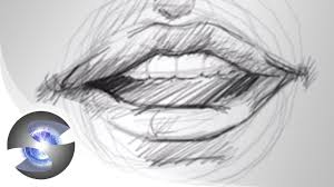 Draw in some shading on the sides and back of the mouth and indicate the tongue and shade it in with a lighter tone. How To Draw Smiling Anime Lips Novocom Top