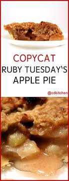 Copycat Ruby Tuesday S Apple Pie Recipe Is Made With Ice Cream Walnuts Frozen Deep Dish Apple Pie Brown Suga Freezing Apples Deep Dish Apple Pie Apple Pie