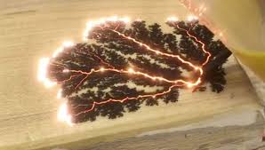 Watch Electricity Burn Beautiful Patterns Into Wood Burning Wood With Electricity Wood Etching Wood Burning Art