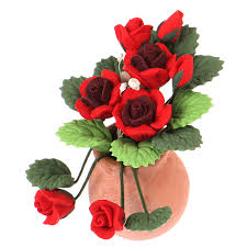 View our complete collection of miniature artificial plants, shrubs and trees to landscape fairy gardens, toy train set displays, and dollhouse gardens. Artificial Flower Pot Plant Miniature Ornament 1 12 Dollhouse Decor Fairy Garden Furniture Room Items Fireszone Dolls Bears