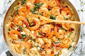 Mushrooms, italian herbs, plum tomatoes, balsamic vinegar, pasta and 7 more. Creamy Garlic Shrimp With Spinach 10 Minute Quick Shrimp Recipe Eatwell101