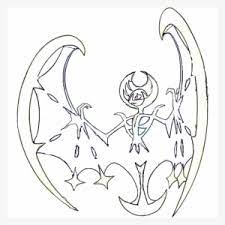 Chinese dragon coloring pages to print. Lunala Outline Pokemon Sun And Moon Animeeve On Deviantart Pokemon Solgaleo Coloring Pages Png Image Transparent Png Free Download On Seekpng