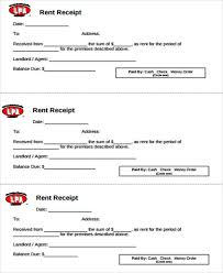 free 6 blank rent receipt samples in ms word pdf
