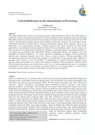 Savesave senarai kawasan pedalaman di negeri sabah for later. Pdf Critical Reflections On The Islamicisation Of Psychology