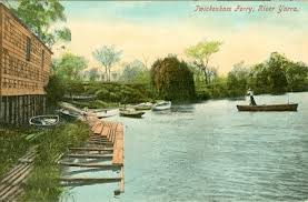 Ph 23040 Twickenham Ferry River Yarra Colour Photograph Showing The Boat Shed On The North Side Of The River And Boat Mo Boat Shed River Victoria Australia
