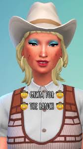 The Horse Ranch Expansion is soon here, and I’m getting ready by creating  the towns weird moonshine-making sect that may or may not offer you to  drink Kool-Aid with ’em. #sims4 #simtok #nocc #sim ...