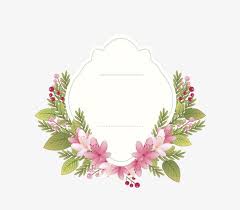 Membuat desain undangan pernikahan tidak lengkap jika tidak menggunakan elemen ornamen. Vector Wedding Invitation Flower Border Bingkai Bunga Contoh Undangan Pernikahan Undangan Pernikahan