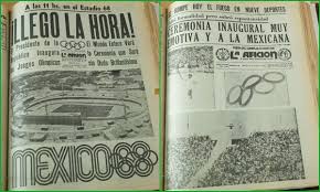 Conozca las noticias de juegos olimpicos mexico 68 en colombia y el mundo. Asi Se Publico En La Aficion Los Juegos Olimpicos De Mexico 1968