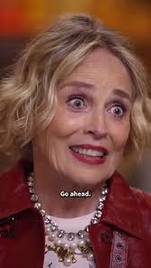 The fabulous @sharonstone speaking with Craig Melvin