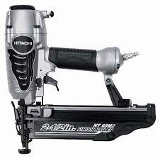 Hitachi Nt65m2 S Finish Nailer With Air Duster 2 1 2 Finish Nailer It Is Finished Nailer