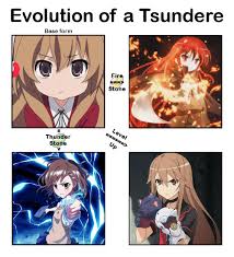 Evolution Of A Tsundere Tsundere Anime Funny Anime Memes Otaku Anime