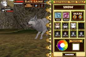Ultimate Wolf Simulator A Game In Which Is By Gluten Free Games Contains A Wolf Simulator In Which You Can Customize Find A Mate And Make Free Games Wolf Games
