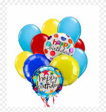 Transparent background cartoon birthday balloons. Deluxe Balloon Bouquet Happy Birthday Balloons And Teddy Bears Clipart 1906996 Pikpng