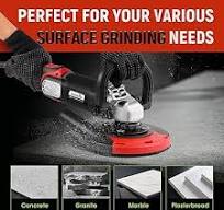2200W Concrete Surface Grinder, Angle Grinder Kit With Dust Shroud Floor  Grinder