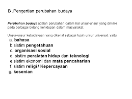 Bab 2 Perubahan Sosial Budaya Ppt Download