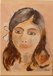 Visage Songeur, Painting by Patrick Kessler