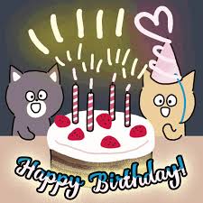 Categories animated birthday cards, daughter birthday cards, free happy birthday cards, general birthday cards. Happy Birthday Cat Gifs 40 Animated Greeting Cards