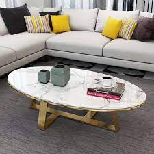 Made of wood, veneer and engineered wood with polyresin. Nordic Marble Coffee Table Modern Minimalist Small Living Room Coffee Table Oval Shape Model Room Simple Coffee Table Coffee Tables Aliexpress