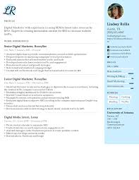 Both of these resume formats will include a list of your work experience and education in reverse chronological order, beginning with the most recent role you've held. Digital Media Marketer Resume Example Writing Tips For 2021
