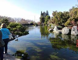 Beautiful Japanese Friendship Garden In San Jose In California