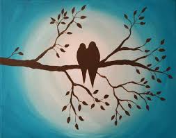 Easy Bird On Tree Drawing For Kids Home Design Easy Acrylic Painting Ideas Trees Pergola Kids Easy Canvas Painting Projects Art Painting Painting