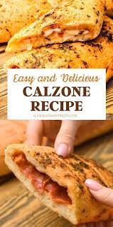 Calzone Recipe Video Calzone Recipe Cooking Recipes Homemade Recipes