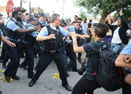 A female police officer was shot dead and her male colleague is in critical condition on saturday, according to the chicago later, police gathered to honour their comrade, killed in the shooting, as. Chicago Police Fatally Shoot Man And Then A Crowd Confronts Officers The New York Times