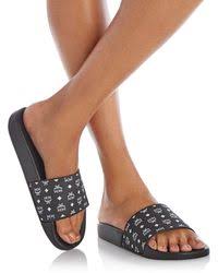 Check spelling or type a new query. Mcm Leather Luccent Slide In Pink Lyst