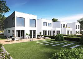 Kettenhaus Formea Dachterrasse Und Garage Hauswand Reihenhaus Grundriss Haus