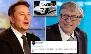 Jun 02, 2021 · the exterior of the bill and melinda gates foundation is seen on may 4, 2021 in seattle, washington. Elon Musk Calls Bill Gates Underwhelming After He Buys A Porsche Rather Than A Tesla Daily Mail Online