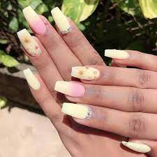 Its effective against bacteria and fungi, which makes it a great treatment if youre not sure whats causing your nails to become yellow. 23 Peaceful Pastel Pink And Yellow Nails For 2021 Naildesigncode