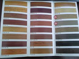 Duraseal Stain Chart 7 Template Format
