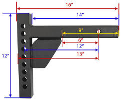 I'm seeing this post as a two fold. Blue Ox Swaypro Weight Distribution Shank For 2 Hitches 12 Long 9 Hole Adjustment Blue Ox Accessories And Parts Bxw4003