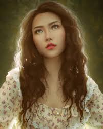 During last Feb and March, I would do a full-day self portrait session  every weekend for several weeks in a row. This was the last one I did  before I threw in