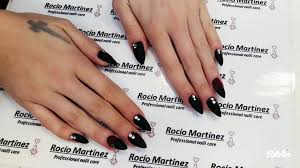 Elija un conjunto de 10 uñas. Rocio Martinez Construccion De Unas Acrilicas Negro Mate Facebook