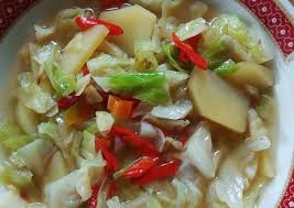 1/2 buah kol, iris sesuai selera. Resep Sayur Kol Dan Tahu Masakan Mama Mudah