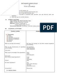 Detailed Lesson Plan In Tle Kitchen Utensils And Equipment Cookware And Bakeware Kitchen Utensil Lesson Plan Examples Cooking Lesson Plans 4a S Lesson Plan