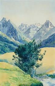 berglandschaft bei ftan scuol by hans walter beyer global art art market art