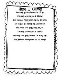 Hello Kinder Friends This Is A Poem I Have Made For My Class To Be Given To Parents At The End Of First Grade Poems Kindergarten Poems Kindergarten Graduation