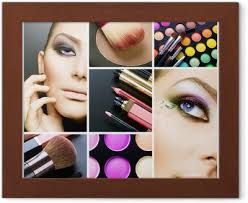 makeup collage wall mural pixers