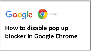 It is a free pop up blocker chrome extension which blocks website trackers and malicious downloads attached to them. How To Disable Pop Up Blocker In Google Chrome Youtube