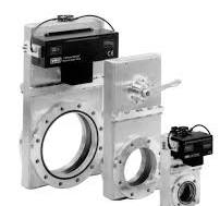 Manual operated Aluminum viton sealed gate valve, DN100ISO-F flanges both  sides LPWA-100-ISO-N1-M - Demaco