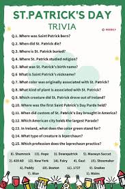 Ask questions and get answers from people sharing their experience with risk. 70 St Patrick S Day Trivia Questions Answers Meebily