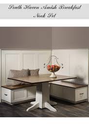 South Haven Amish Breakfast Nook Set Booth Seating In Kitchen Corner Kitchen Tables Kitchen Nook Table