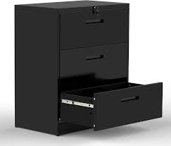 Bhbl vertical 3 drawer file cabinet for home office with wheels,mobile file cabinet metal filing cabinet with lock for letter, legal, a4 file. Full Metal Filing Cabinet For Home And Office Assembly Required Stainless Steel 3 Drawer Lateral File Cabinet With Lock 28 L X 17 7 W X 40 H Black Office Products File Cabinets Rayvoltbike Com