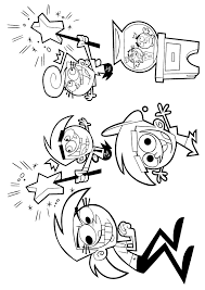 The Fairly Oddparents Coloring Pages In 2020 Coloring Pages Fairly Odd Parents Odd Parents