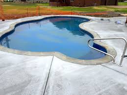 Pool And Spa Depot 18 X 38 Steel Wall Pool Deer Creek Shape Crossroads Stepping Stones Liner Pattern Grey Flagstone Coping Broom Spa Pool Pool Pool Designs
