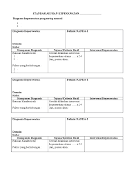 Perpustakaan poltekkes kalimantan timur kampus b (04) tersedia: Contoh Format Standar Asuhan Keperawatan