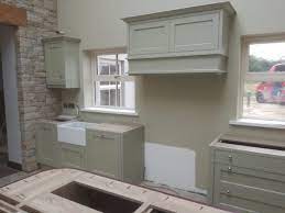 Bespoke kitchen handpainted in farrow ball cornforth white. Ornan Kitchens Auf Twitter Calgary Ash In Frame Painted In Farrow And Ball French Gray And Island In Brinjal Aisling Artisan